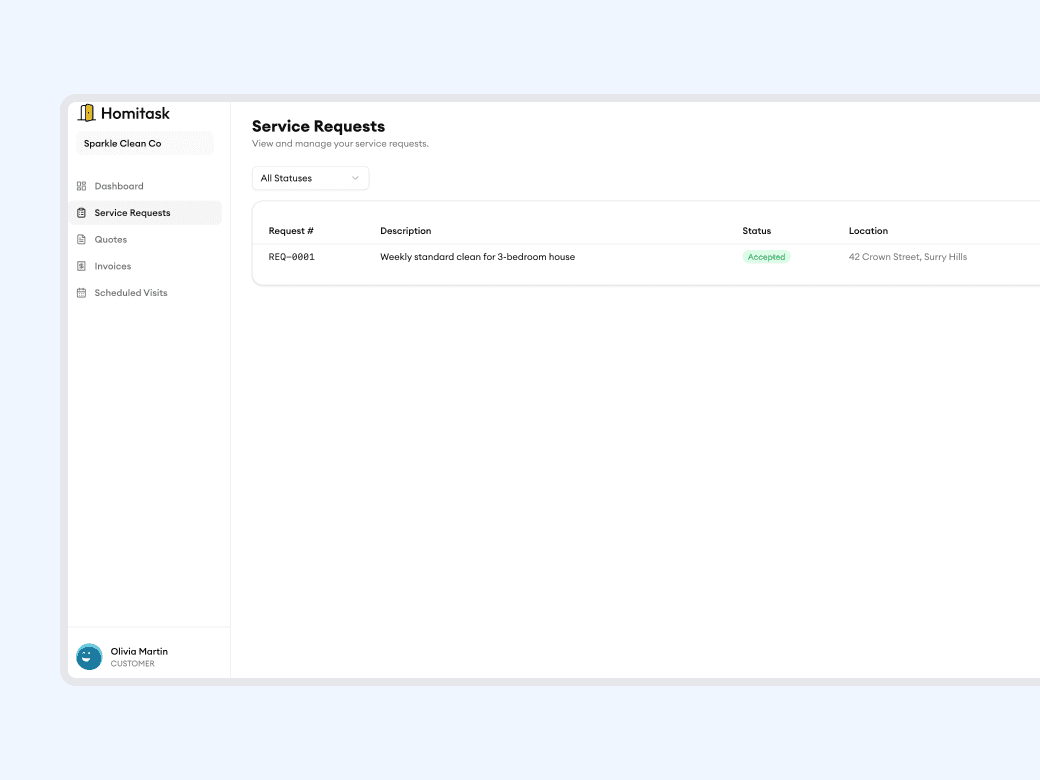 Customers review quotes on their own time