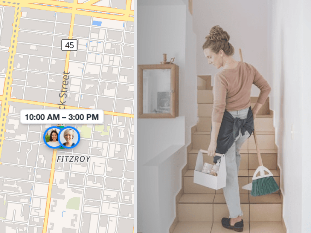 Know where your team is in real-time