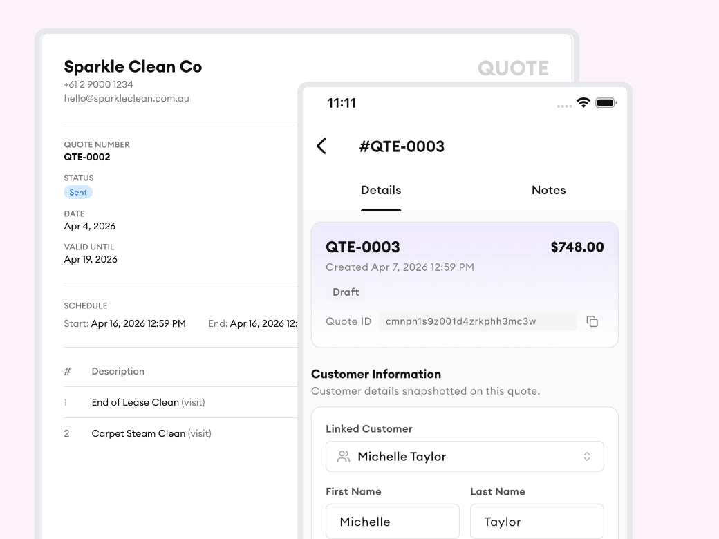 Preview and send from any device