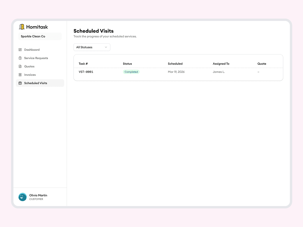 Keep customers informed at every step