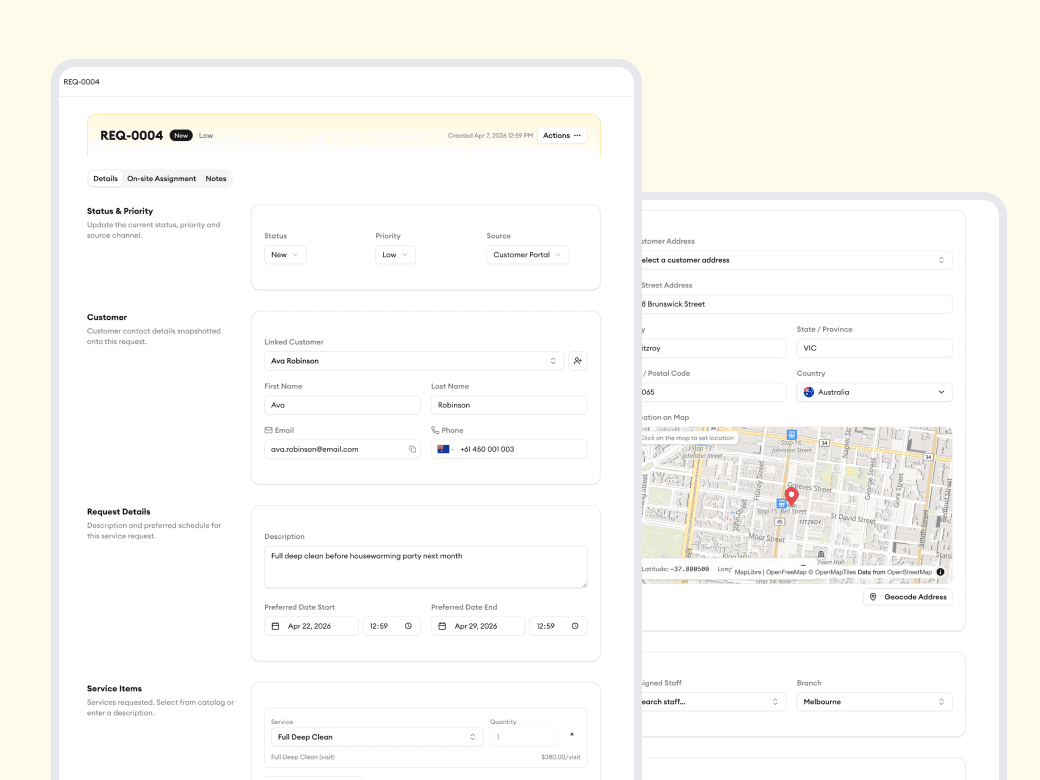 Capture every detail upfront