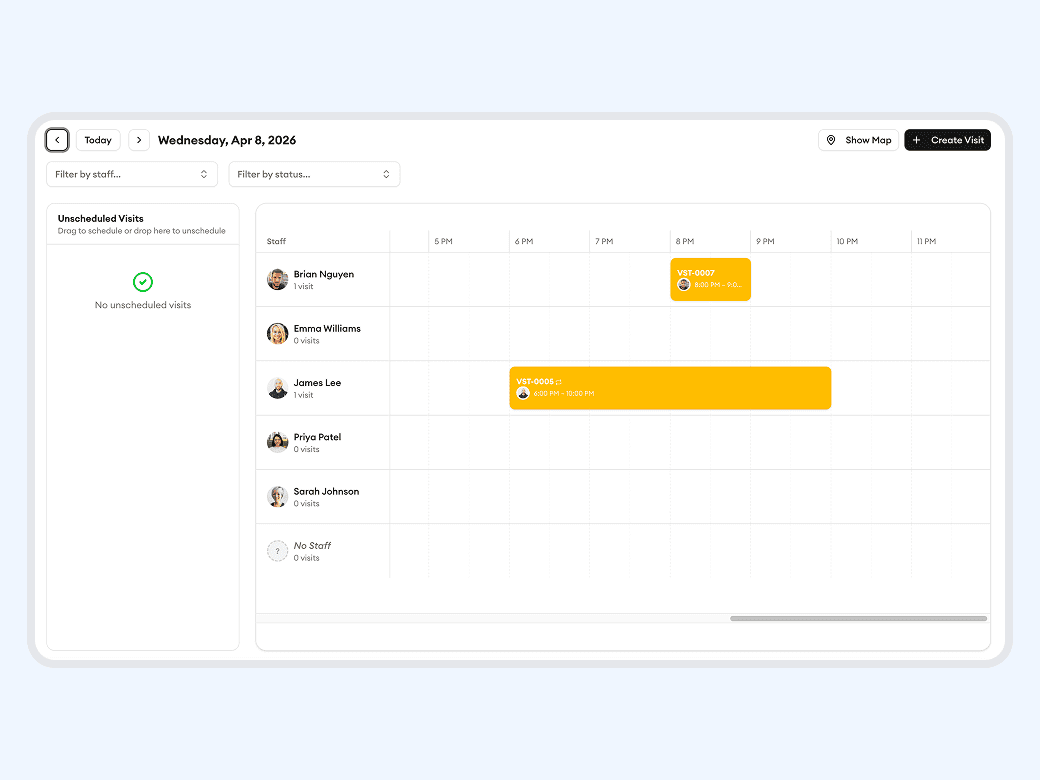Assign a full day of work in seconds